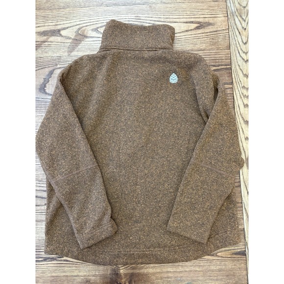 Stio Women's XL Sweetwater 1/2 Zip Fleece Pullover Burnt Orange Outerwear - Picture 2 of 8